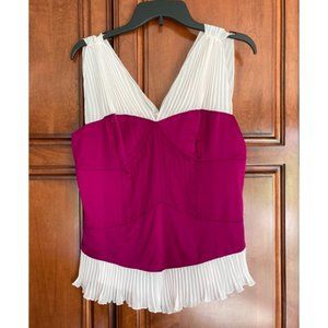 DUF Boudoir Violet Fitted Silk Blouse